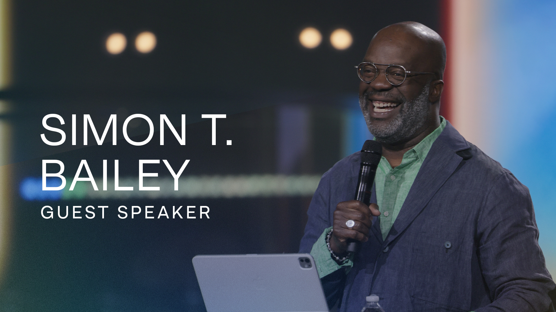 Message Artwork: Guest Speaker: Simon T. Bailey 2026